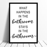 Bathroom Prints Collection 2  Minimalist Wall Funny Art Poster Quality Toilet Home Pictures