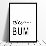 Bathroom Prints Collection 3  Minimalist Wall Funny Art Poster Quality Toilet Home Pictures