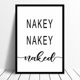 Bathroom Prints Collection 3  Minimalist Wall Funny Art Poster Quality Toilet Home Pictures