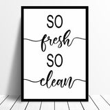 Bathroom Prints Collection 4  Minimalist Wall Funny Art Poster Quality Toilet Home Pictures