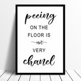 Bathroom Prints Collection 4  Minimalist Wall Funny Art Poster Quality Toilet Home Pictures