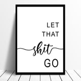 Bathroom Prints Collection 5  Minimalist Wall Funny Art Poster Quality Toilet Home Pictures