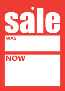 Sale Tag Cards