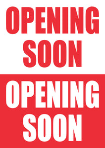 SHOP OPENING SOON POSTER  - pos8